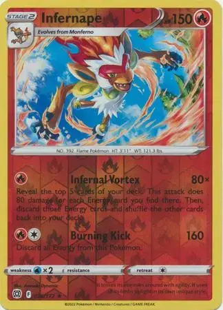 Infernape [Reverse Holo] - Pokemon Brilliant Stars #26