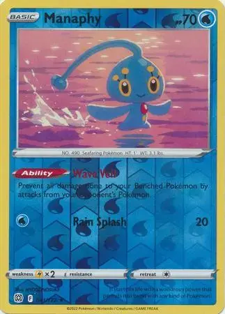Manaphy [Reverse Holo] - Pokemon Brilliant Stars #41