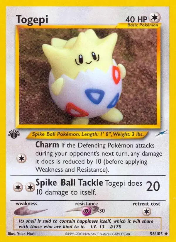 Togepi [1st Edition] - Pokemon Neo Destiny #56