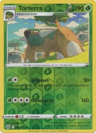 Torterra [Reverse Holo] - Pokemon Brilliant Stars #8