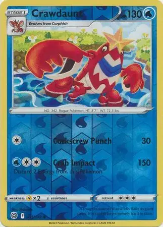 Crawdaunt [Reverse Holo] - Pokemon Brilliant Stars #33
