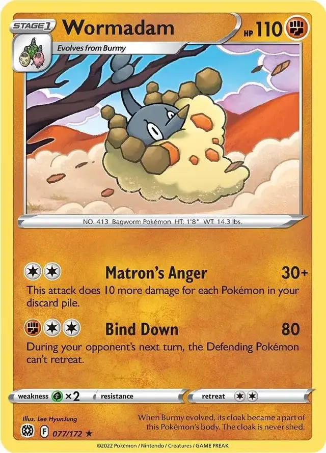 Wormadam - Pokemon Brilliant Stars #77