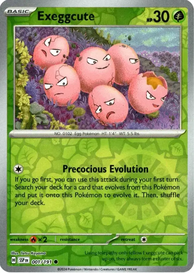 Exeggcute [Reverse Holo] - Pokemon Brilliant Stars #1