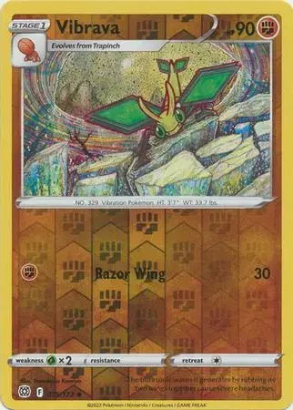 Vibrava [Reverse Holo] - Pokemon Brilliant Stars #75