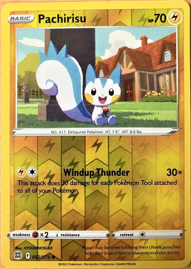 Pachirisu [Reverse Holo] - Pokemon Brilliant Stars #52