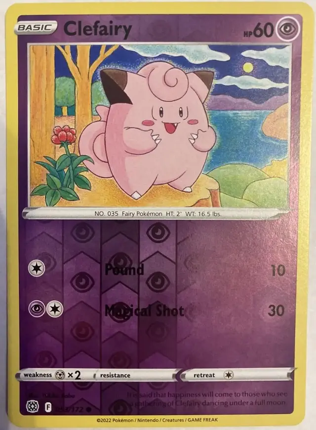 Clefairy [Reverse Holo] - Pokemon Brilliant Stars #53
