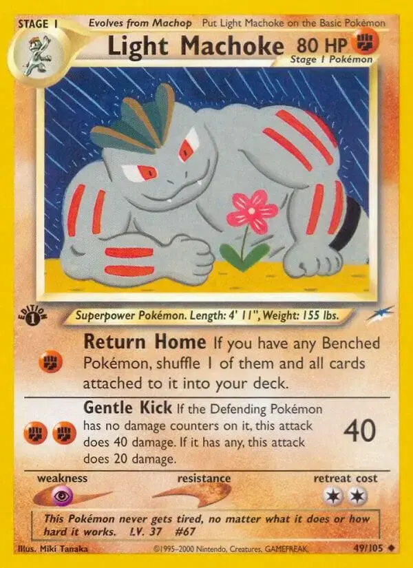 Light Machoke [1st Edition] - Pokemon Neo Destiny #49