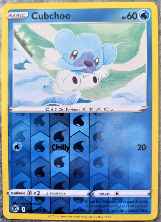 Cubchoo [Reverse Holo] - Pokemon Brilliant Stars #42