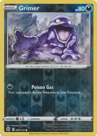 Grimer [Reverse Holo] - Pokemon Brilliant Stars #84