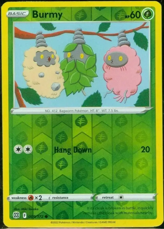 Burmy [Reverse Holo] - Pokemon Brilliant Stars #9