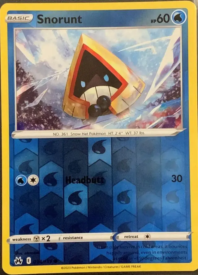 Snorunt [Reverse Holo] - Pokemon Brilliant Stars #34