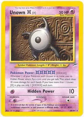 Unown X - Pokemon Neo Destiny #30