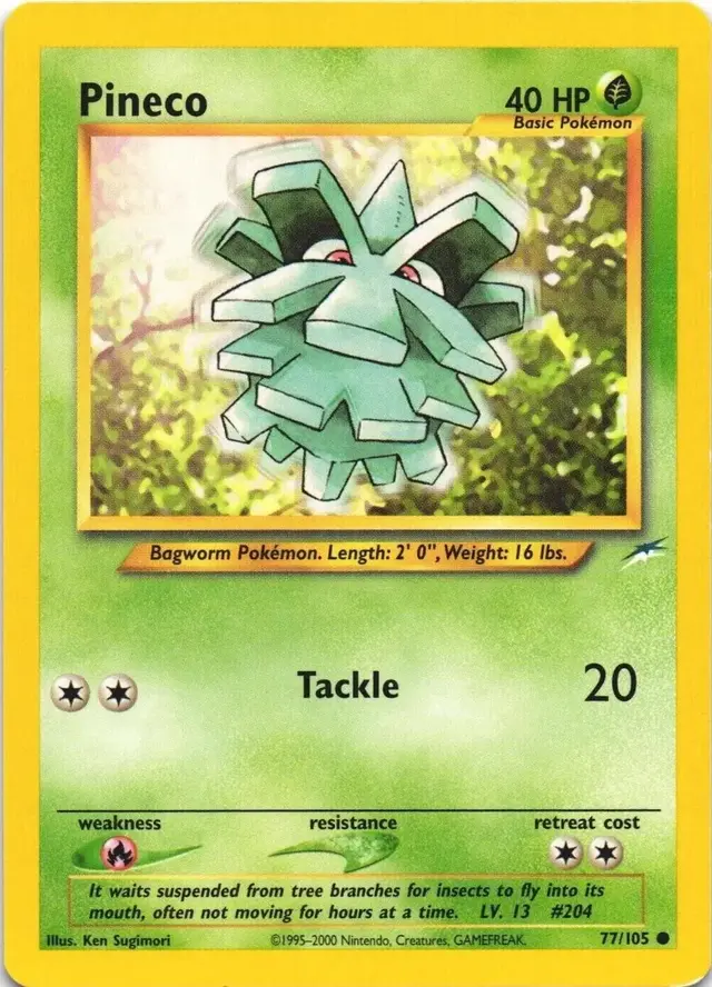 Pineco - Pokemon Neo Destiny #77