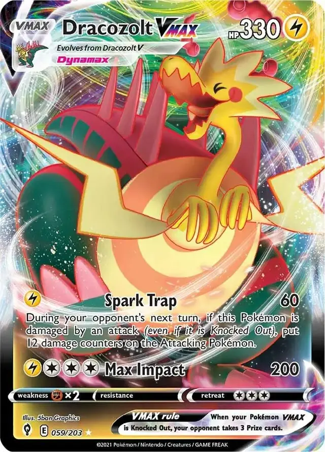 Dracozolt VMAX - Pokemon Evolving Skies #59