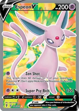 Espeon V 179 - Pokemon Evolving Skies