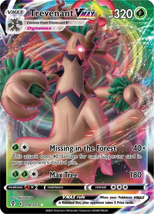Trevenant VMAX - Pokemon Evolving Skies #14