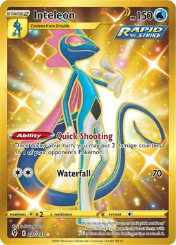 Inteleon 227 - Pokemon Evolving Skies
