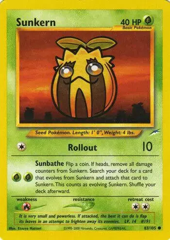 Sunkern - Pokemon Neo Destiny #83