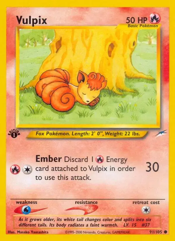 Vulpix [1st Edition] - Pokemon Neo Destiny #91