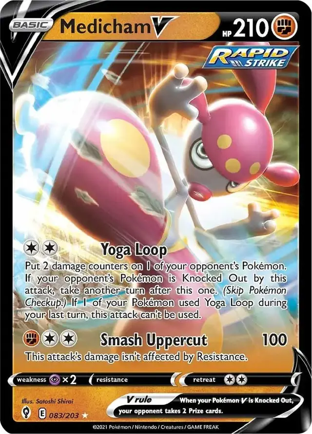 Medicham V - Pokemon Evolving Skies #83