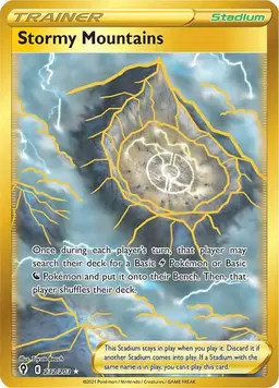 Stormy Mountains 232 - Pokemon Evolving Skies