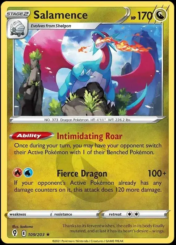 Salamence [Holo] - Pokemon Evolving Skies #109
