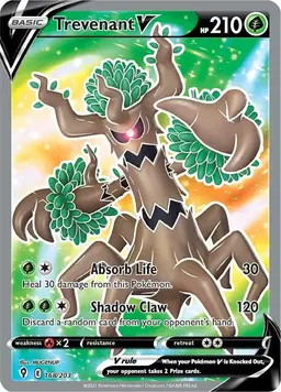 Trevenant V 168 - Pokemon Evolving Skies