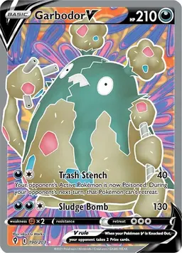 Garbodor V 190 - Pokemon Evolving Skies