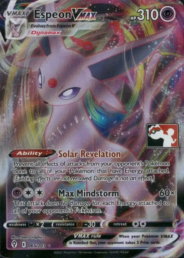 Espeon VMAX [Prize Pack] - Pokemon Prize Pack Series #65
