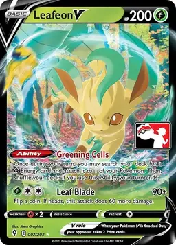 Leafeon V [Prize Pack] 7 - Pokemon Prize Pack Series
