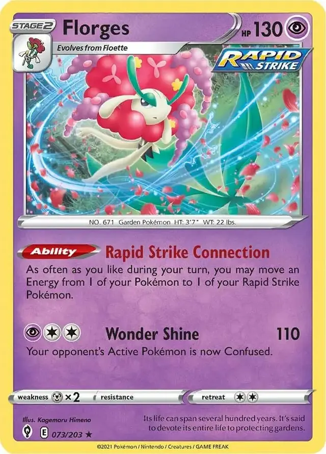 Florges - Pokemon Evolving Skies #73