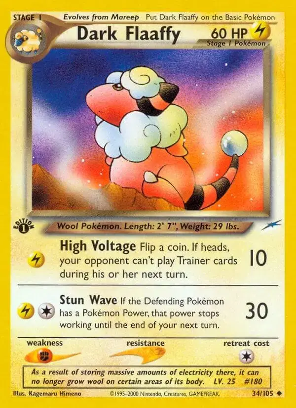 Dark Flaaffy [1st Edition] - Pokemon Neo Destiny #34