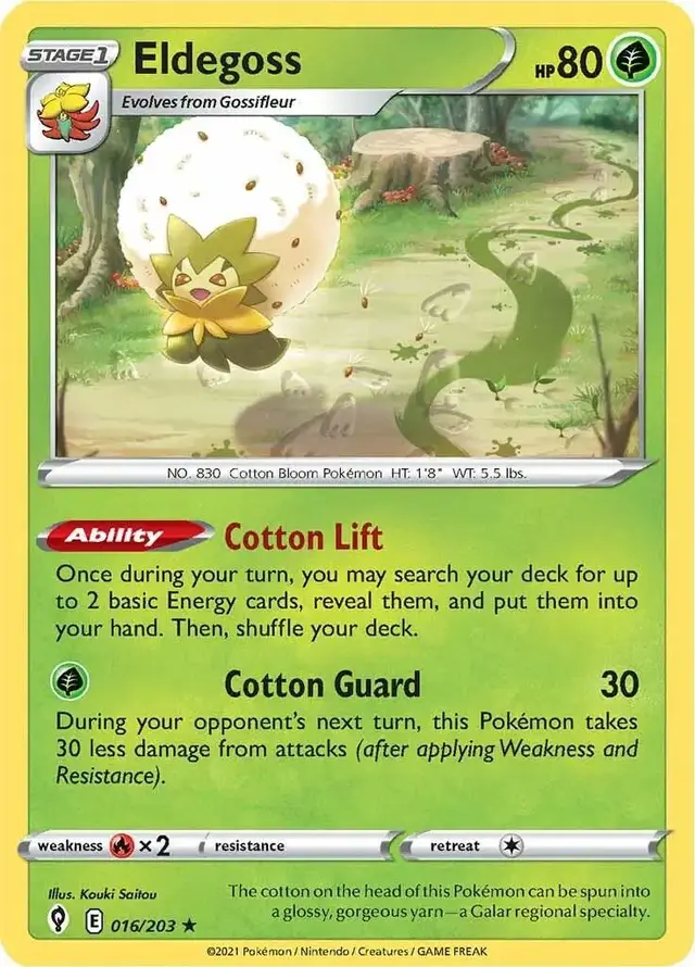 Eldegoss - Pokemon Evolving Skies #16