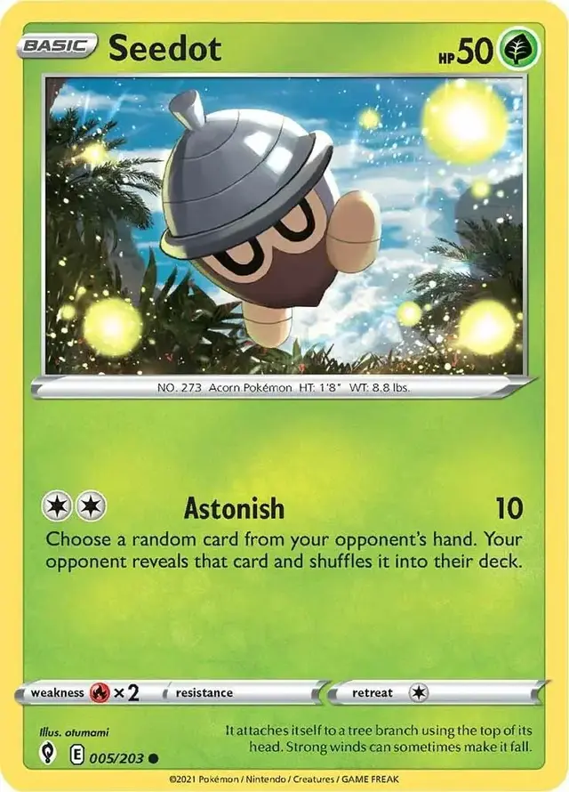 Seedot - Pokemon Evolving Skies #5
