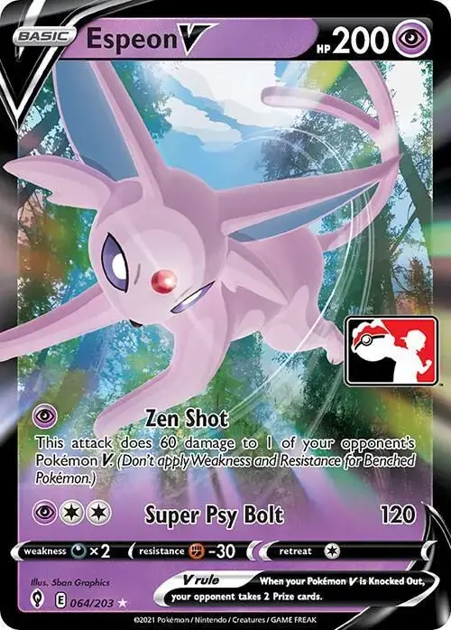 Espeon V [Prize Pack] - Pokemon Prize Pack Series #64