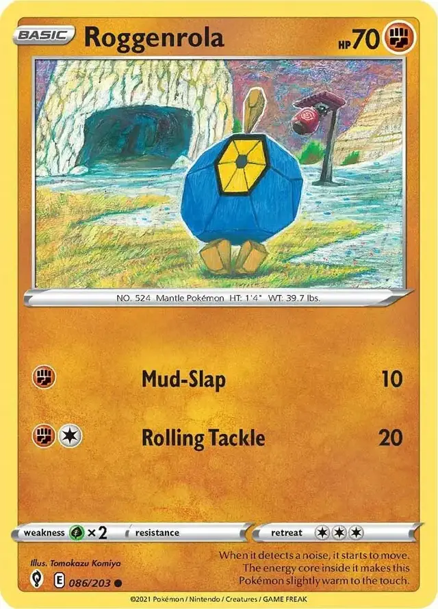Roggenrola - Pokemon Evolving Skies #86