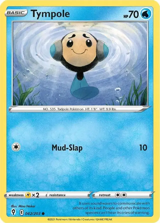 Tympole - Pokemon Evolving Skies #42