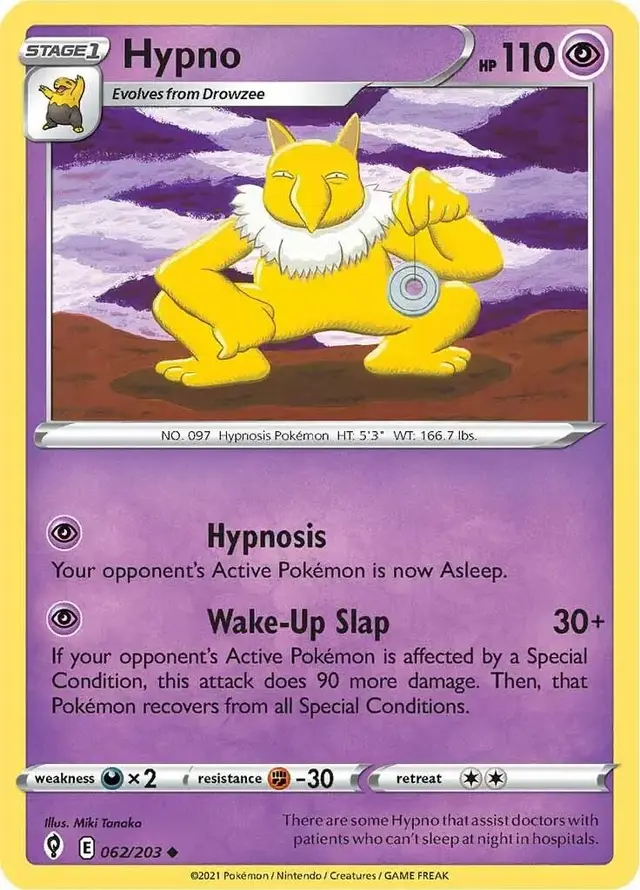 Hypno - Pokemon Evolving Skies #62