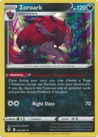 Zoroark [Holo] - Pokemon Evolving Skies #103