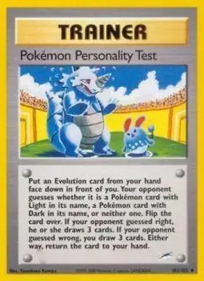 Pokemon Personality Test