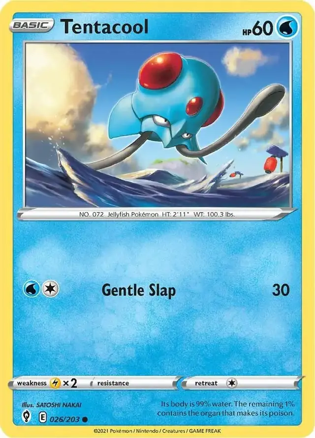 Tentacool - Pokemon Evolving Skies #26