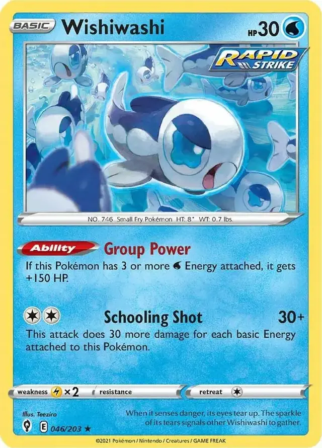 Wishiwashi - Pokemon Evolving Skies #46