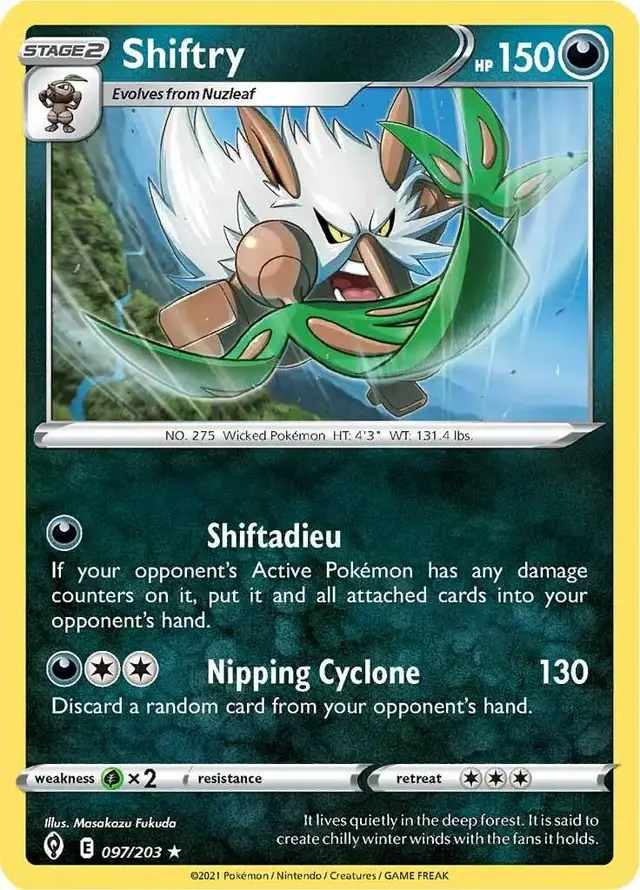 Shiftry - Pokemon Evolving Skies #97