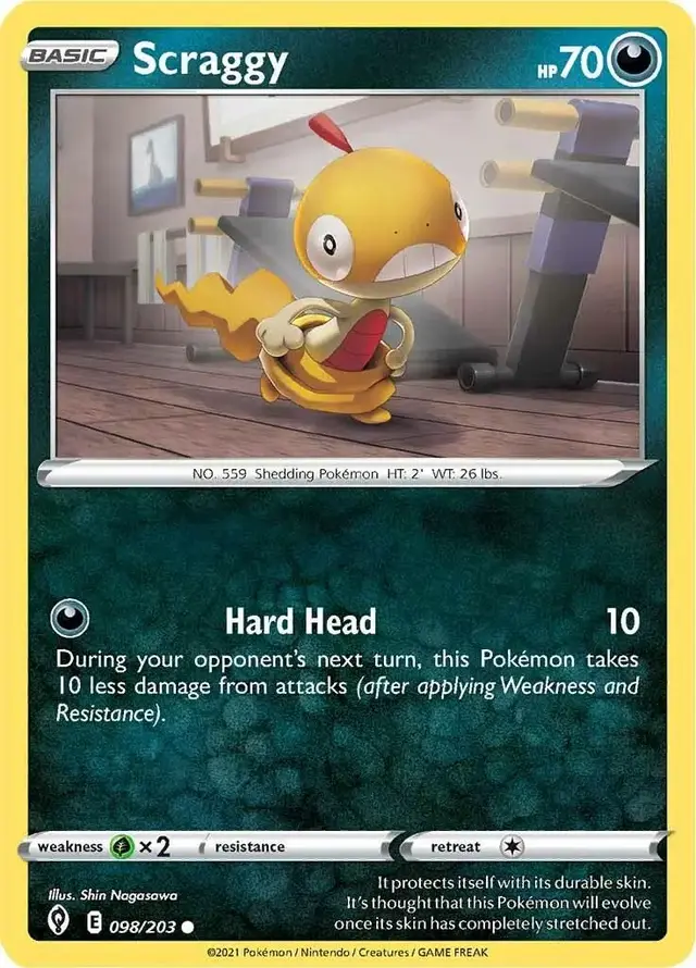 Scraggy - Pokemon Evolving Skies #98