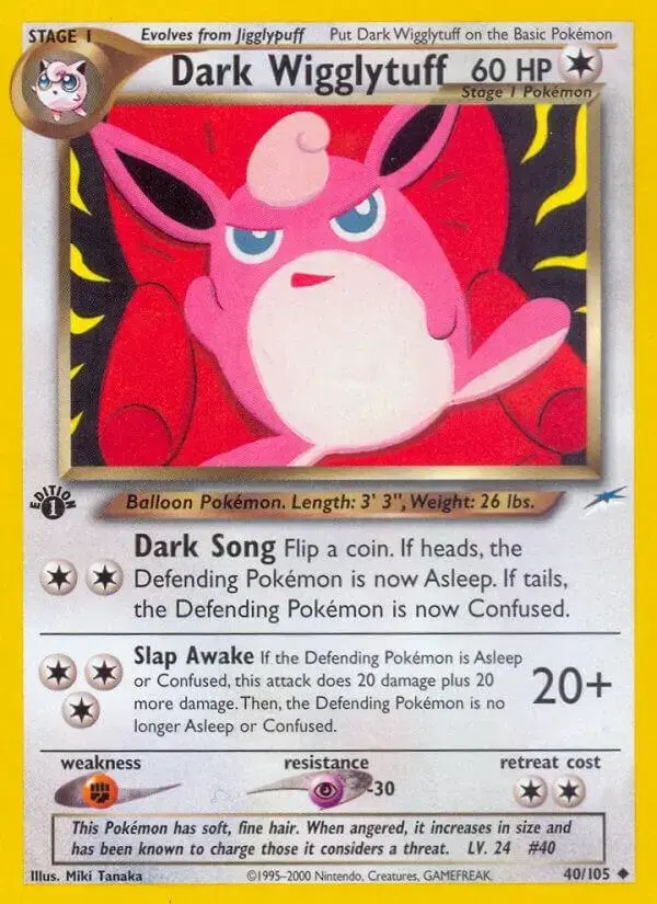 Dark Wigglytuff [1st Edition] - Pokemon Neo Destiny #40