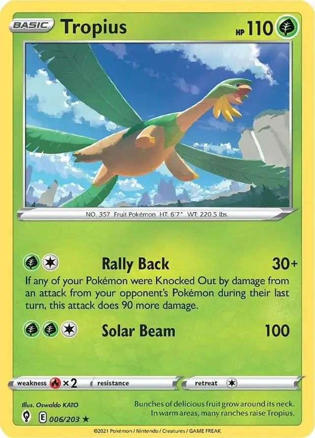 Tropius - Pokemon Evolving Skies #6