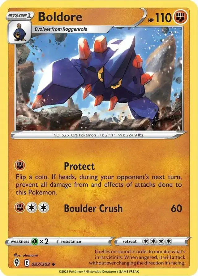 Boldore - Pokemon Evolving Skies #87