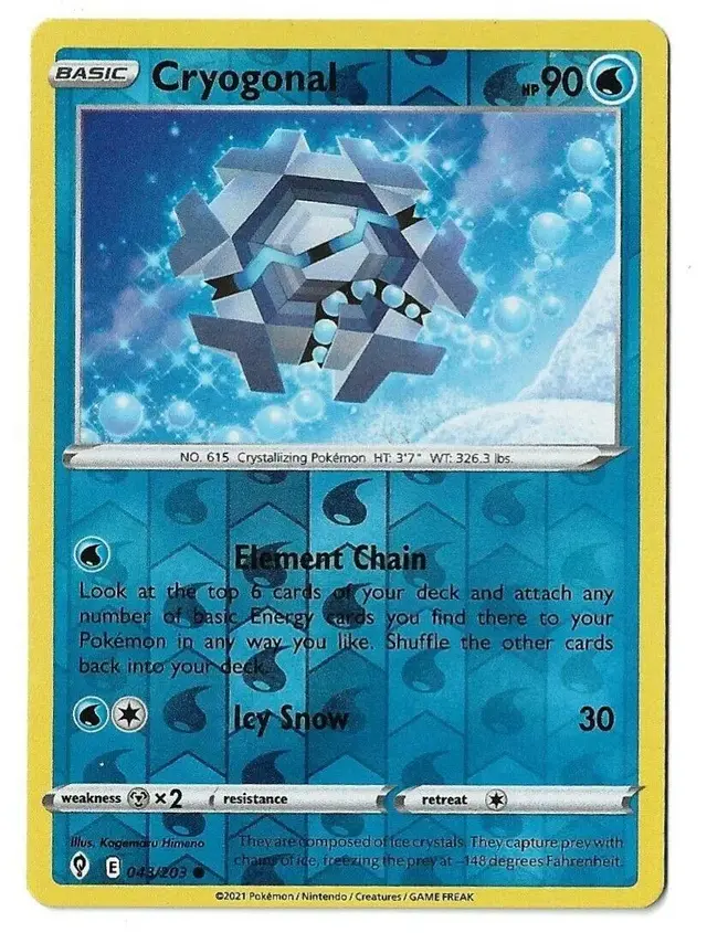 Cryogonal [Reverse Holo] - Pokemon Evolving Skies #43