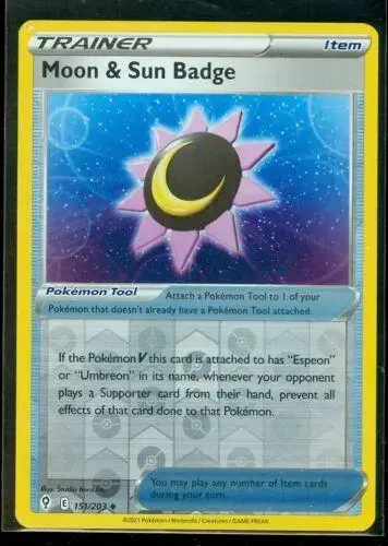 Moon & Sun Badge [Reverse Holo]