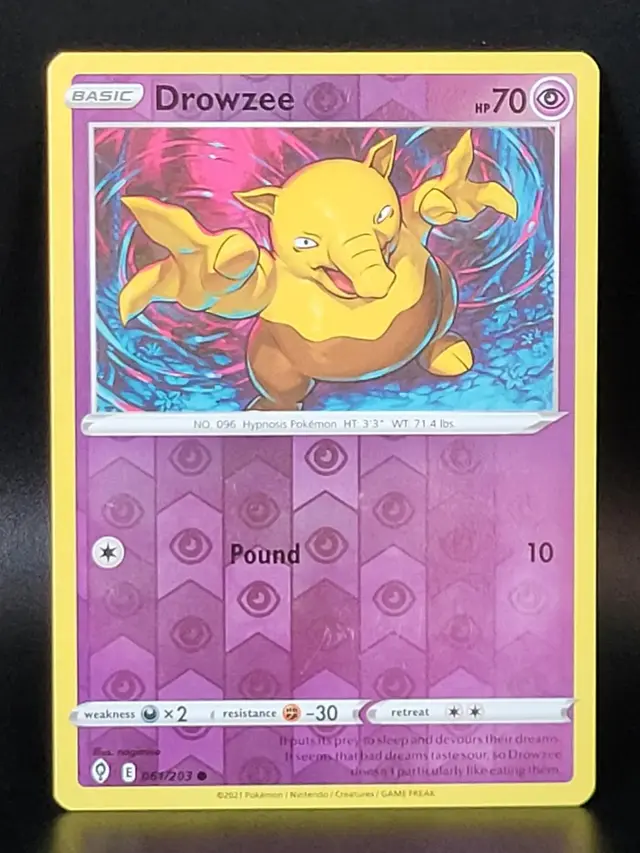 Drowzee [Reverse Holo] - Pokemon Evolving Skies #61